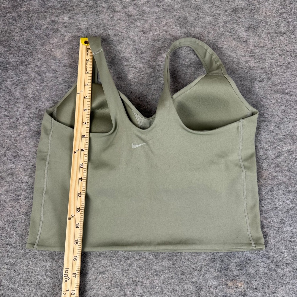 Nike Dri Fit Alate Sports Bra Tank Top Medium Support Green Womens XL - Picture 6 of 7